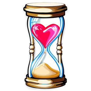 Love Hourglass PNG Opb