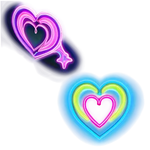 Love Neon Heart PNG 06122024 PNG