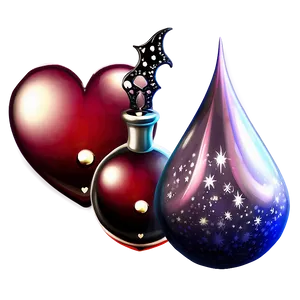 Love Potion With Moon PNG 71