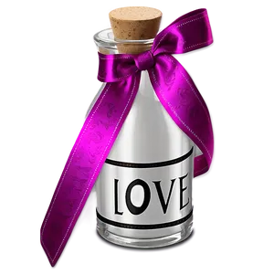 Love Potion With Ribbons PNG Maj