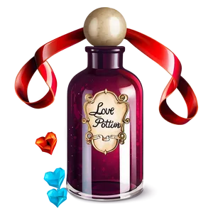 Love Potion With Ribbons PNG Ybs