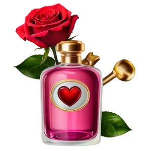 Love Potion With Roses Png 06292024 PNG image