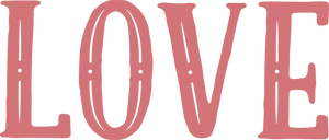 Love Text Illustration PNG image