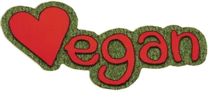Love Vegan Logo PNG image