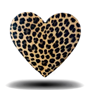 Love Wildlife Leopard Heart Png 84 PNG image