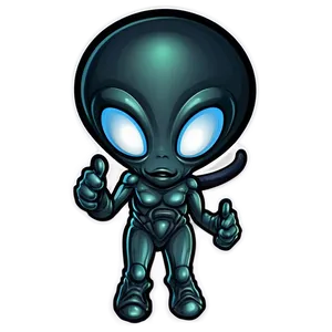 Loveable Alien Mascot PNG Gox PNG