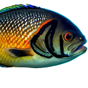 Lovely Fish Character PNG Oae PNG