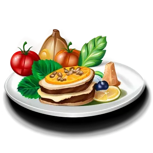 Lovely Food Drawings Png 06252024 PNG image