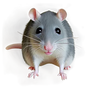 Lovely Rat Drawing PNG 06252024 PNG