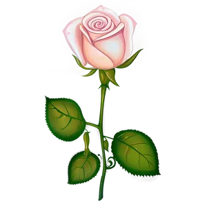 Lovely Rose Artwork Png Qno71 PNG image