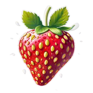 Lovely Strawberry Graphic PNG 06252024 PNG