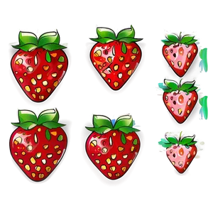 Lovely Strawberry Graphic PNG Tkp PNG