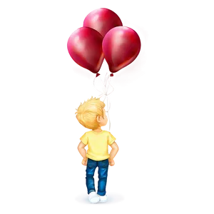 Lovely Valentine's Day Balloons Png 06202024 PNG image