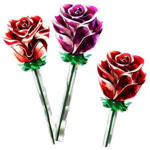 Lovely Valentine's Day Flower Bouquet Png Cpl PNG image