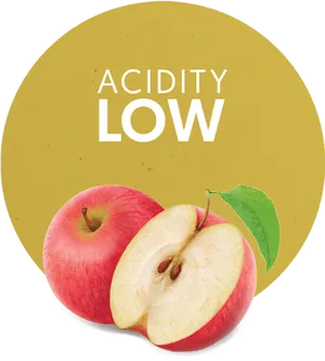 Low Acidity Apple Graphic PNG image