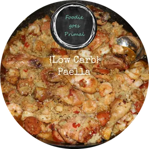 Low Carb Paella Recipe PNG image