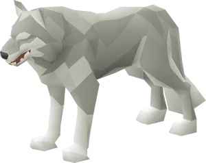 Low Poly Wolf Model.jpg PNG image