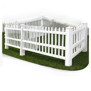 Low White Fence For Patio PNG 7 PNG