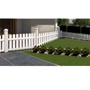 Low White Fence For Patio PNG Aos PNG