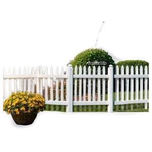 Low White Fence For Patio PNG Tbs35 PNG