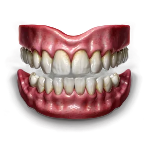 Lower Dentures Illustration Png 06272024 PNG image