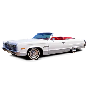 Lowrider Convertible Car Png 06112024 PNG image