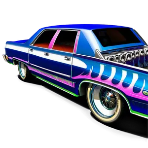 Lowrider With Hydraulics Png Xdo86 PNG image