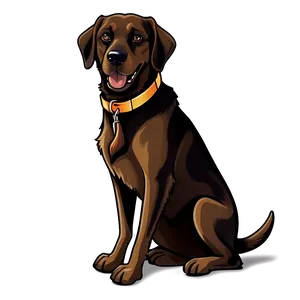 Loyal Dog Cartoon PNG 79