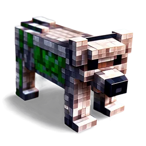 Loyal Minecraft Dog Png Jlu38 PNG image