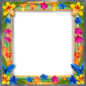 Luau Party Border Png 06272024 PNG image