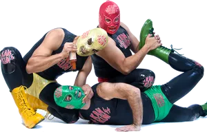 Luchadores_in_ Action.png PNG