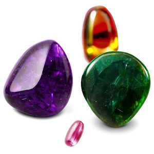 Lucky Gemstone Charms PNG 06122024