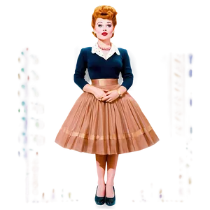 Lucy Ricardo's Most Memorable Outfits Png 06242024 PNG image