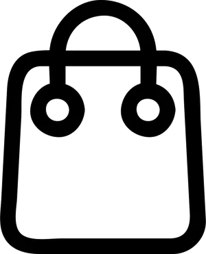 Luggage Icon Simple Outline PNG image