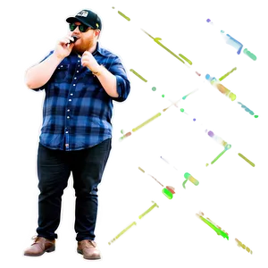 Luke Combs Candid Shot Png Vhq PNG image