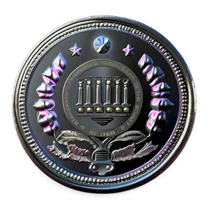 Luminescent Silver Coin PNG 06272024