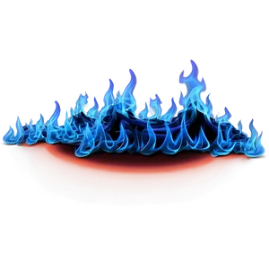 Luminous Blue Flames Png Usc50 PNG image