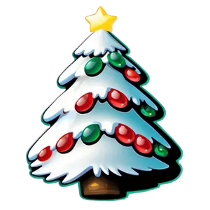 Luminous Cute Christmas Tree Decoration PNG 75 PNG