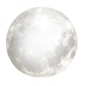 Luminous Full Moon Night Sky PNG image