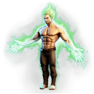 Luminous Green Aura Png Kmf PNG image