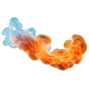 Luminous Orange Smoke Effect Png 06262024 PNG image