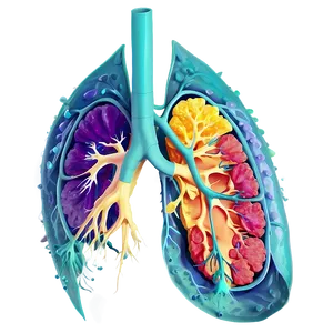 Lung Cells Respiratory Png Mxg PNG image