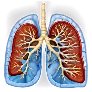 Lungs And Bronchi Structure Png Gjq PNG image