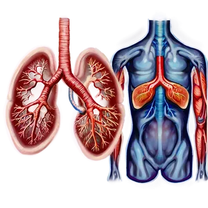 Lungs And Heart Connection Png 85 PNG image