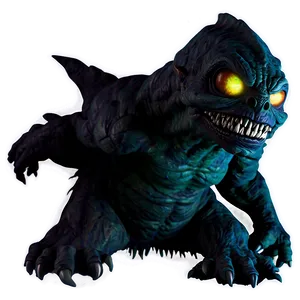 Lurking Shadow Monster PNG Ryg