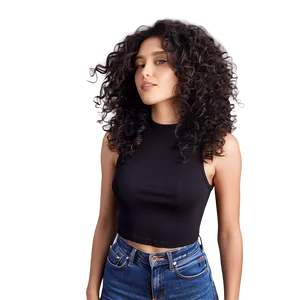 Luscious Curly Hair Volume PNG Ner