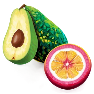 Luscious Fruit Medley PNG 05212024