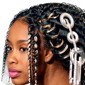 Luscious Hair Edges PNG Tyu39