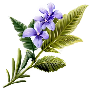 Lush Corner Flower PNG Xmr32 PNG
