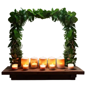 Lush Greenery Altar PNG 06242024